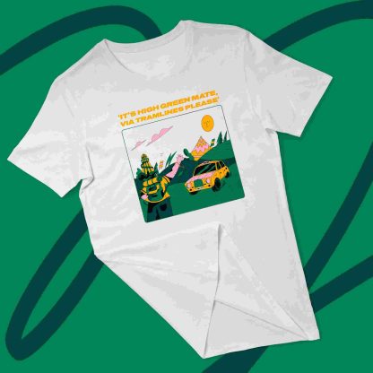 Tramlines High Green T Shirt